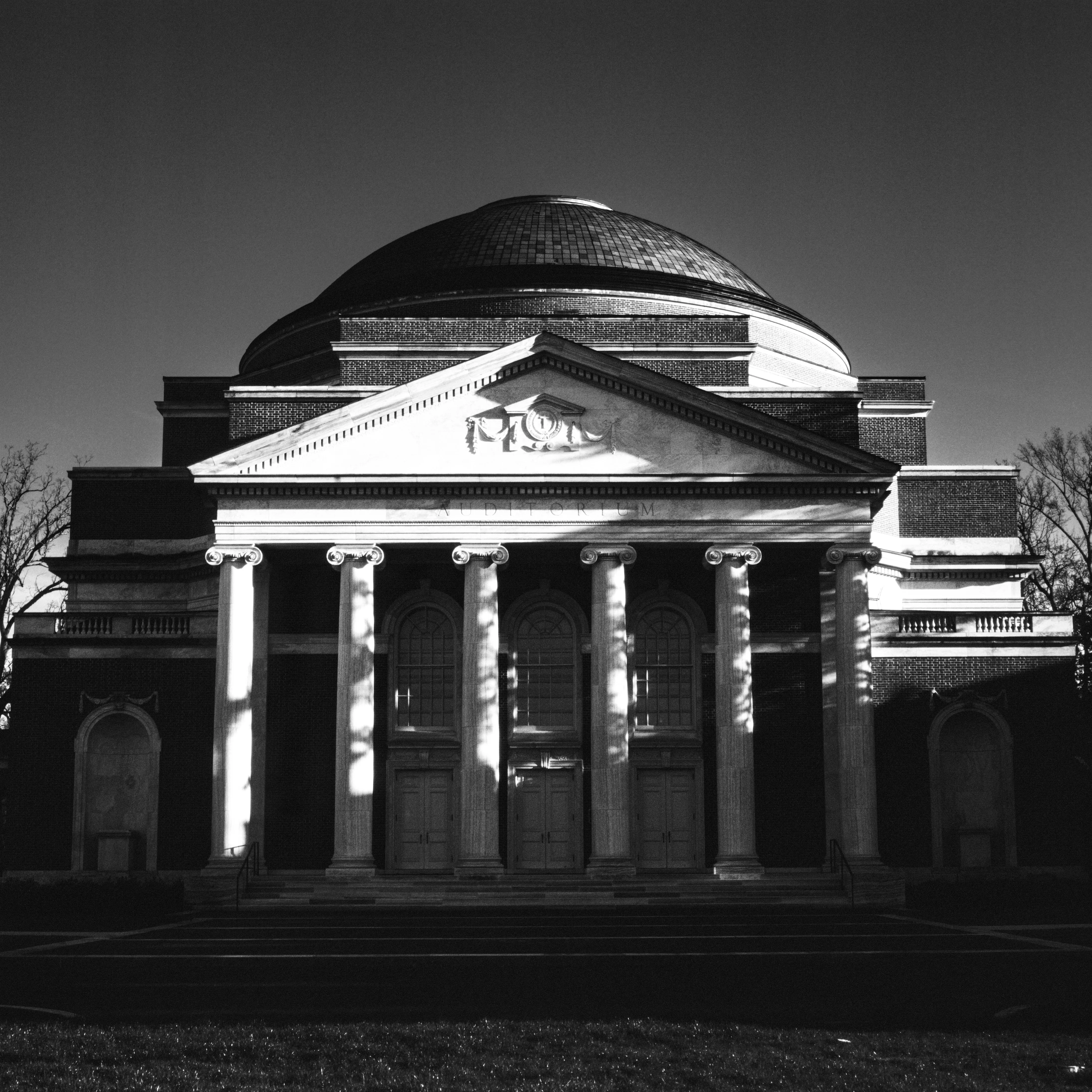 Classical-revival domed auditorium